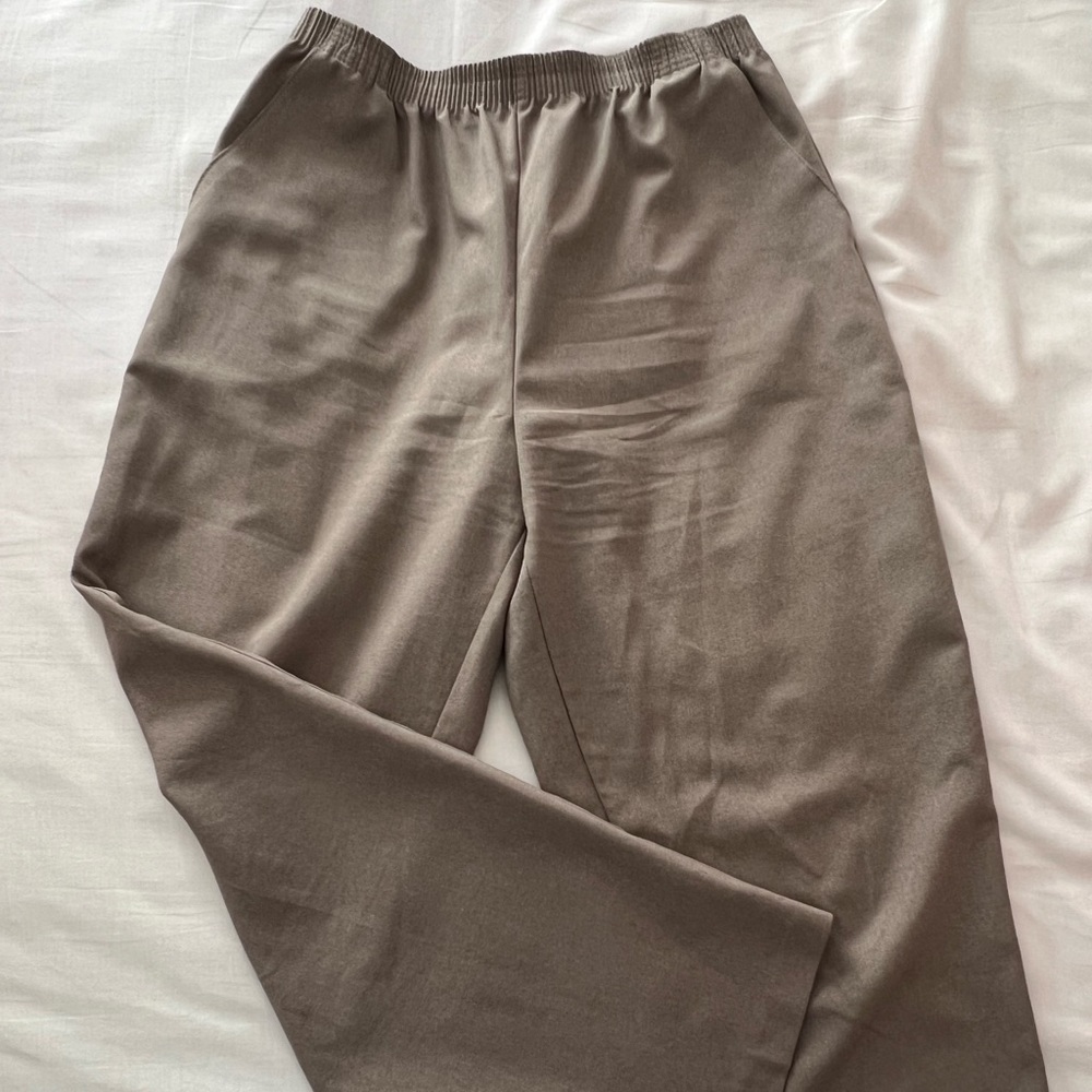 Elasticated Straight Leg Trousers